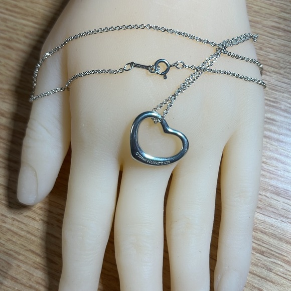 Tiffany & Co. Open Heart Necklace (Authentic Sterling) - Picture 12 of 14